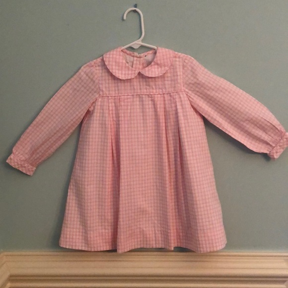 The Oaks Apparel Other - Girls pink checked dress size 3, the Oaks Apparel
